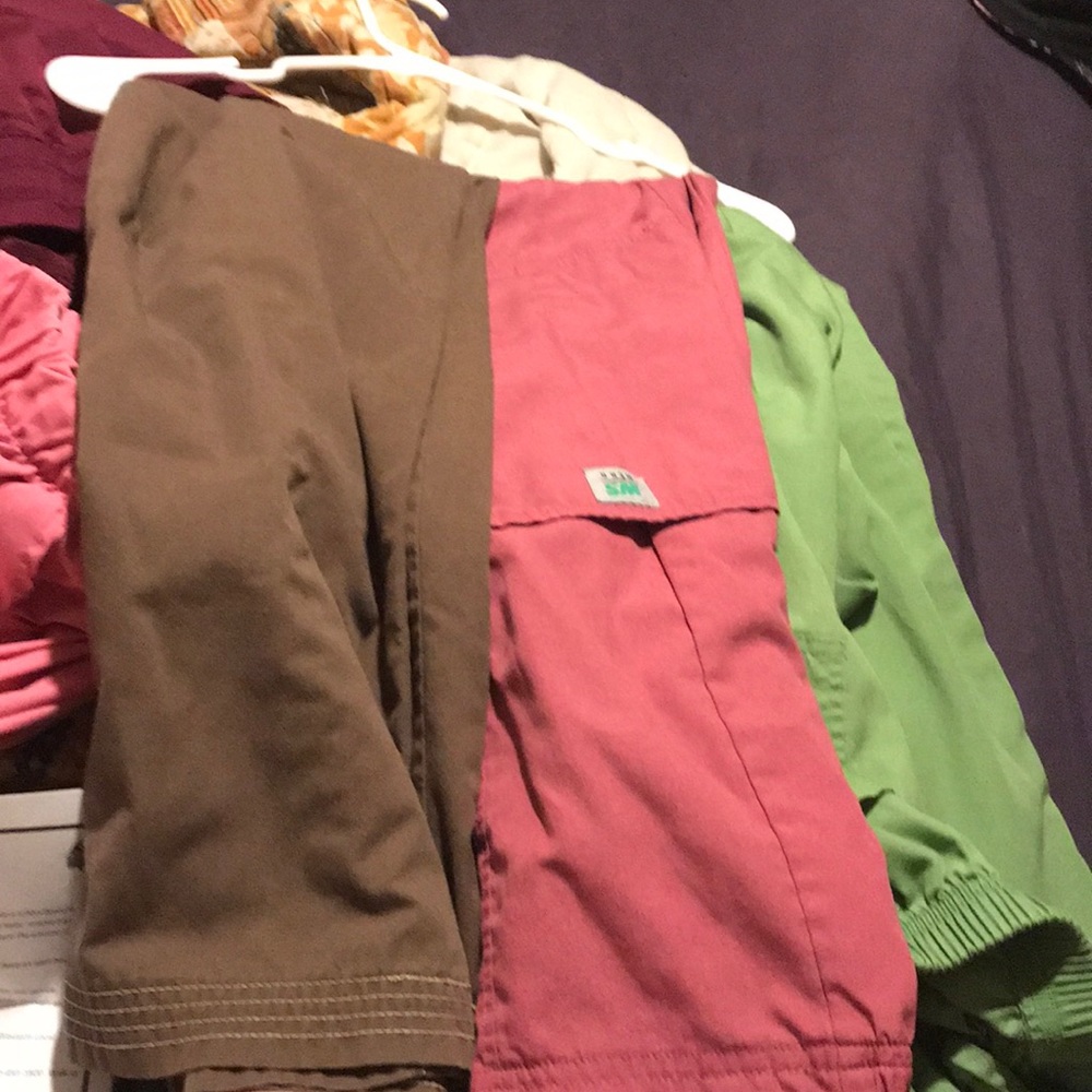 Solid color bottoms to match tops